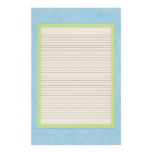 Blauwgroen, Beige en Groene Kantoorbehoeften - fac Briefpapier