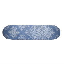 Bleu de dentelle élégant plateau de skateboard