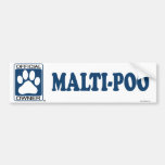 Bleu de Malti-Poo Adhésif Pour Voiture