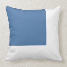 Bleu de mod de coutume oreiller