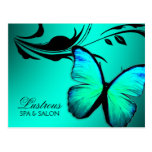 Bleu de turquoise brillant du papillon 311 carte postale