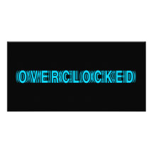 Bleu d'Overclocked Photocarte