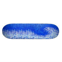 Bleu et sait skateboards personnalisés