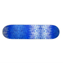 Bleu et sait skateboards personnalisés