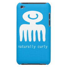 Bleu naturellement bouclé coque iPod Case-Mate 