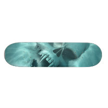 Bleu profond planches à roulettes customisées