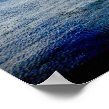 Bleu profond poster