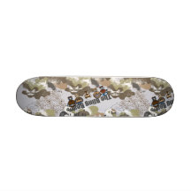 Bling draagt skateboard