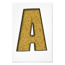 Bling Gouden A Foto