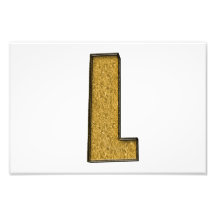 Bling Gouden L Foto