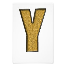 Bling Gouden Y Fotoprints