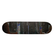 blkcityscapeblk skate deck