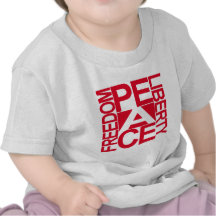Bloc de liberté de liberté de paix t-shirt