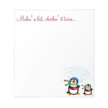 Bloc - notes de pingouins de Caroling Blocs-notes