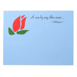 Bloc-notes rose