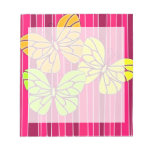 Bloc - notes vibrant de papillons blocs-notes