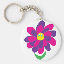 Bloem keychain sleutelhanger