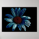 Bloem met water posters