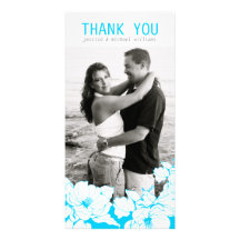 Bloemen dank u gepersonaliseerde fotokaarten