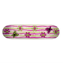 Bloemen en Vlinders Persoonlijk Skateboard