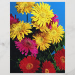 Bloemen, madeliefjes Gerbera Folder Ontwerp