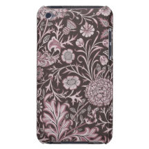 Bloemen Mauve en Chocolade Barely There iPod Covers