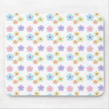 Bloemen van de Meisjes van het Kind van Mousepad v Muismat
