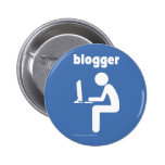 Blogger-couleur Pin's Avec Agrafe