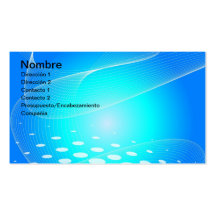 Blue Cartes De Visite Professionnelles