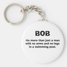 BOB, - son plus que juste un manwith aucuns bras e Porte-clef