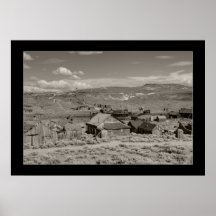 Bodie, la Californie Affiche