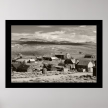 Bodie, la Californie Posters