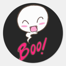 Boe-geroep! super leuke kawaiiHalloween sticker