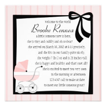 Boguet de PinkBaby Faire-parts