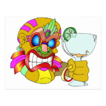 Boire de Tiki Cartes Postales