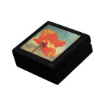 Boîte-cadeau de peinture de pavot boîtes à babioles
