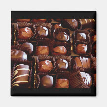 Boîte de chocolats, bonbons au chocolat à tentatio magnets