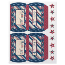 Boîte de souffle de rayure de liberté mini