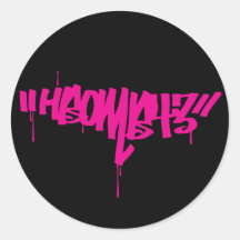 Bom 43 ronde sticker
