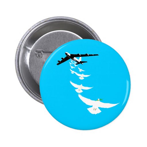 Bombardier de colombe de la paix B52 Badges Avec Agrafe