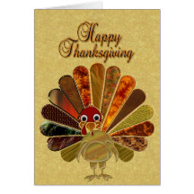 Bon thanksgiving Turquie - carte de voeux
