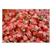 Bonbon au caramel rose modèles de cartes de visite