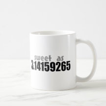 Bonbon comme pi mug