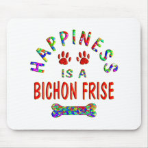 Bonheur de Bichon Tapis De Souris