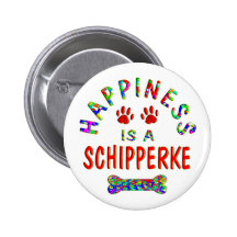 Bonheur de Schipperke Pin's Avec Agrafe