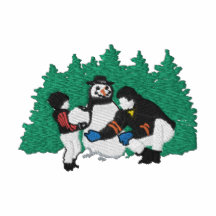 BONHOMME DE NEIGE 2 POLO BRODÉ