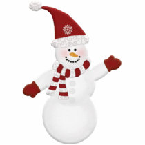 Bonhomme de neige adorable mignon photo sculpture