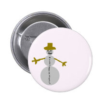 bonhomme de neige badges avec agrafe