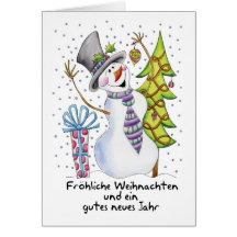 - Bonhomme de neige - bonhomme de neige heureux al Carte De Vœux