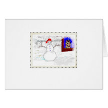BONHOMME DE NEIGE CARTES